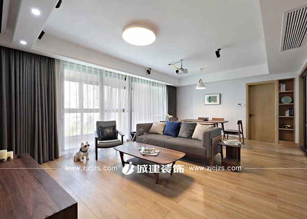 初陽暮色，138㎡簡約北歐，鎖住家的原味