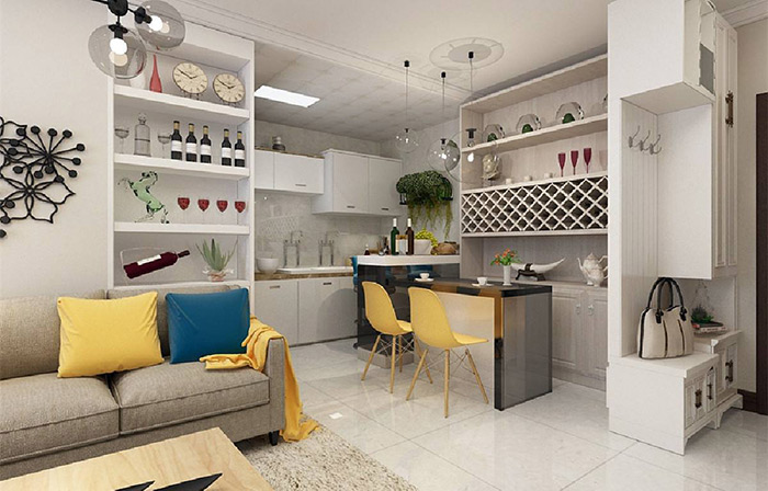小戶型入戶餐廳裝修技巧，入戶餐廳幾個實用的設計