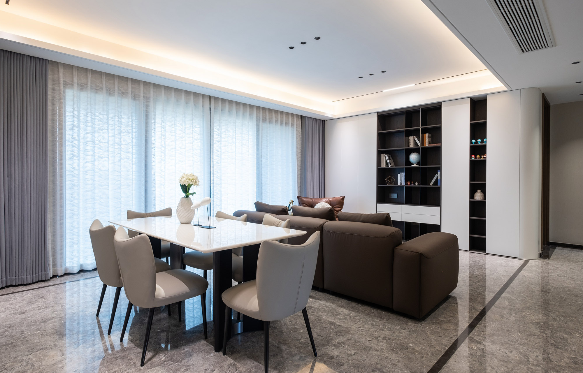 錦繡公館 130㎡ 現(xiàn)代風格