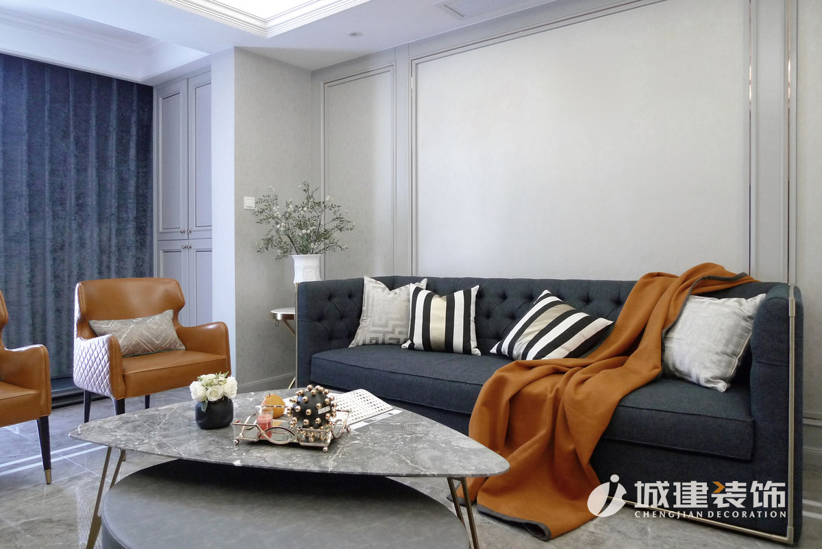 杭州公館160方美式家裝實景圖