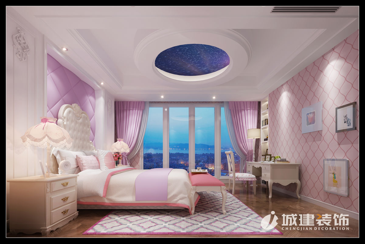 河濱公寓220方歐式別墅裝修效果圖