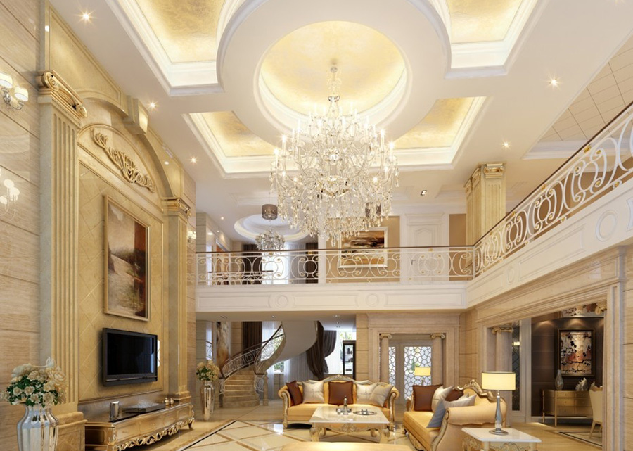 2019別墅色彩搭配原則，設(shè)計一個高端明亮的空間